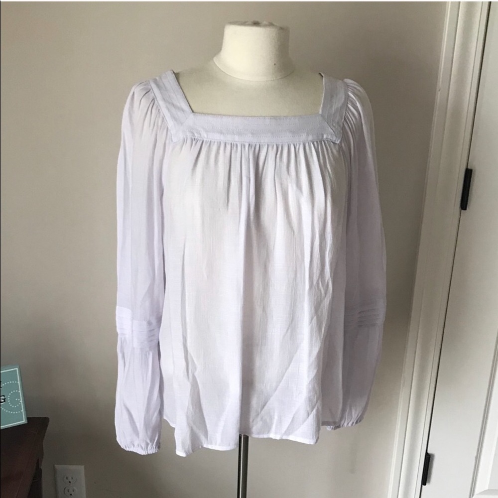 Lc Lauren Conrad Purple Sheer Blouse 🆕